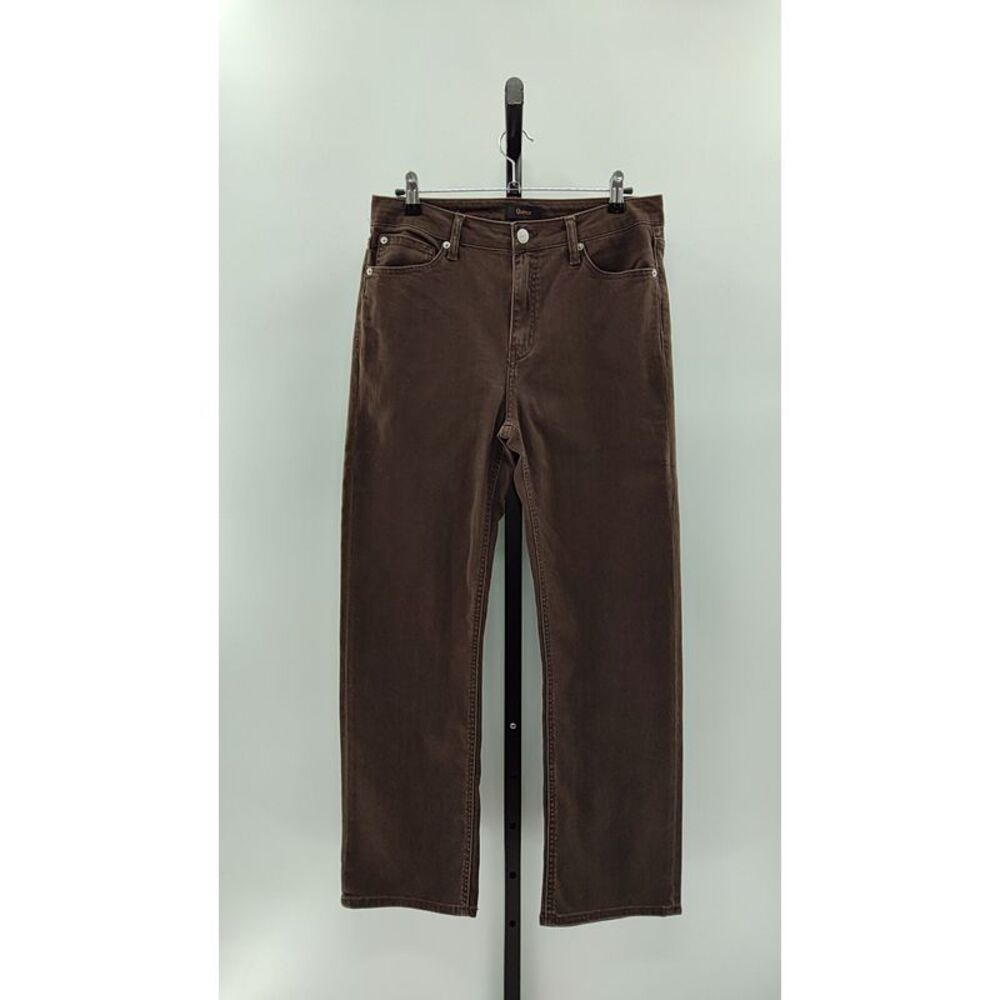 Quince Women Bella Stretch Straight Jeans Coffee Bean Brown 30